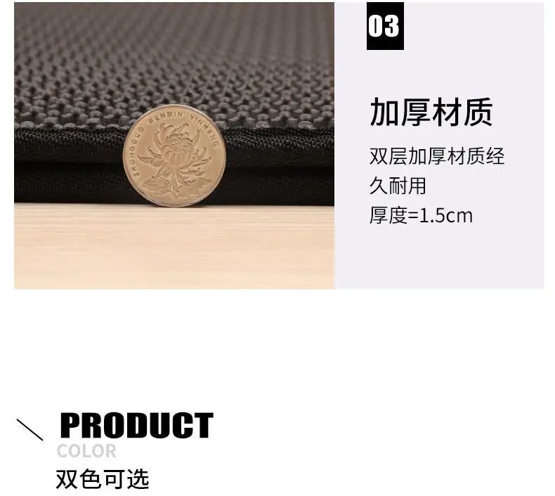 Tapete de areia para gatos com presente, camada dupla, à prova d'água, caixa d