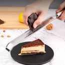 Ralador de queijo Leeseph com cabo de madeira, ralador de vegetais de aço inoxi